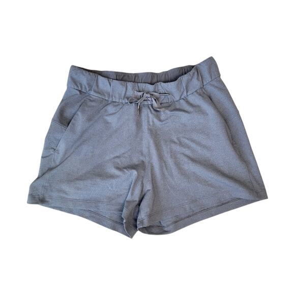 Lululemon On The Fly Short *2.5" Heathered Slate Size 4 - Picture 3 of 6